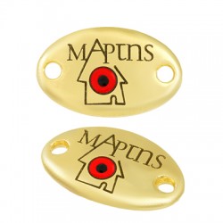 Connecteur Ovale en Zamak « Μάρτης » 11 x 18 mm Ø 1.9 mm
