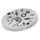 Intercalaire Rond “Female Power" 15mm  (Ø1.2mm) en Acier Inoxydable 304