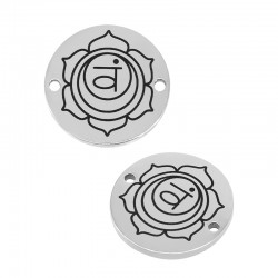 Connettore in Acciaio Inossidabile 304 Chakra Sacrale 15 mm