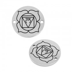 Intercalaire "Le Chakra Racine" 15mm en Acier Inoxydable 304
