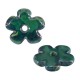 Colgante de Cerámica Esmaltada Flor 25mm/5mm (Ø3.2mm)