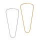 Brass Necklace Snake Chain 3.4mm 44cm