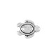 Zamak Bead Turtle 14x18mm Ø1.8mm