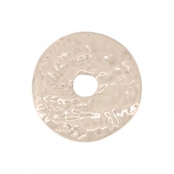 Disque en Céramique Émaillée Crème 40 mm/6 mm Ø8 mm