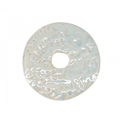 Disque en Céramique Émaillée bleu Clair 40 mm/6 mm Ø 8 mm