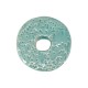 Disque en Céramique Émaillée vert 40 mm/6 mm Ø 8 mm