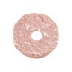 Disque en Céramique Émaillée rose 40 mm/6 mm Ø 8 mm