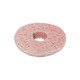 Disque en Céramique Émaillée rose 40 mm/6 mm Ø 8 mm