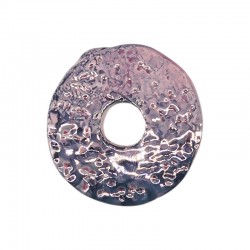 Disque en Céramique Émaillée Lilas 40 mm/6 mm Ø 8 mm