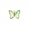 Transparent Green/ Gold