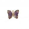 Transparent violet/Or