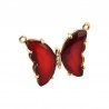 Rojo Transparente/ Oro