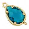 Bleu clair/ Turquoise/ Or