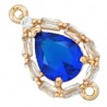 Azul/ Transparente/ Oro
