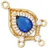 Azul/ Transparente/ Oro