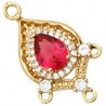 Fucsia/ Transparente/ Oro