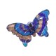 Murano Style Glass Pendant Butterfly 29x45mm