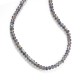 Perlina in Mezzo Cristallo Sfaccettata 4x3mm (Ø 0.7mm) (~150 pz/filo)