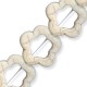 Fleur en Howlite 33 mm (40 cm de Longueur - 13 Pièces)