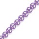 Howlite Peace Sign 15mm (40cm length-27pcs)