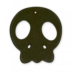 Pendentif Crâne en Howlite 54 x 49 mm