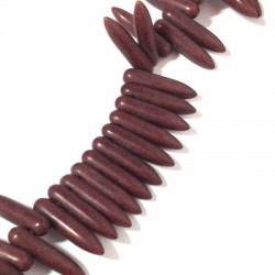 Passante di Howlite Dente 25mm