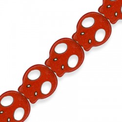 Χαολίτης Νεκροκεφαλή Περαστή Επίπεδη 21x19mm (~19τμχ)