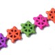 Passant Roue de Navire en Howlite 15mm (40cm/fil)