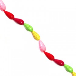 Passante in Howlite Goccia 8x12mm (~30pz/filo)