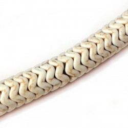 Distanziatore in Howlite Rondella Ondulata 10mm (~130pz/filo)