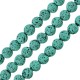 Lava Bead Round Veraman (~6mm Ø~0.5mm (~62pcs)