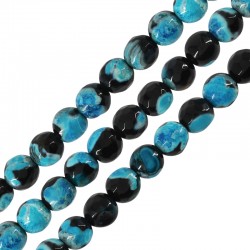 Semiprecious Stone Agate Round Bead 6mm (63pcs) (Ø1.1mm)