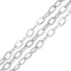 Ανοξείδωτο Ατσάλι 304 Αλυσίδα Κρίκοι Οβάλ 4x8mm/1.1mm