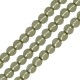Γυάλινη Πέρλα Χάντρα Στρογγυλή 10mm (~42τμχ)Ø1.4mm