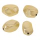 Perle Acrylique Plaquée UV Irrégulière 20 x 26.7 Mm/15.5 mm Ø 2.7 mm