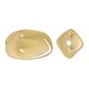 Perla Acrilica Placcata UV Irregolare 15X20 Mm/14 mm Ø2.4 mm