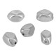 Perla Acrilica Placcata UV Irregolare 15X20 Mm/14 mm Ø2.4 mm