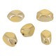 Ακρυλική Χάντρα UV Plated Ακανόνιστη 15x20mm/14mm Ø2.4mm