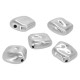 Perla Acrilica con Rivestimento UV Irregolare 15.3 x 16.4 Mm/6.7 mm Ø1.7 mm