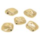 Ακρυλική Χάντρα UV Plated Ακανόνιστη 5.3x16.4mm/6.7mm Ø1.7mm