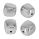 Acrylic Bead UV Plated Irregular 16x17.2mm Ø2.6mm