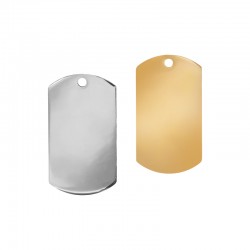 78081667 0 Ciondolo in Acciaio Inossidabile 304 19.5X35 Mm/0.99 mm