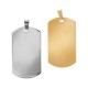  Stainless Steel 304 Pendant Tag 24x43mm/1mm