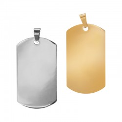 78081668 Colgante de Acero Inoxidable 304 Chapa 24x43mm/1mm