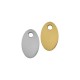Colgante Ovalado de Acero Inoxidable 304 5 x 8 mm Ø 1,1 mm