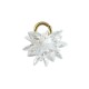 Zircon Charm Flower ~12mm