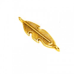 Connecteur en Zamak en Forme de Plume 7 x 24 mm