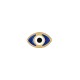Enameled Zamak Slider Eye 6x9mm