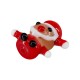 Murano Style Slider Santa Claus 22x19mm/ 11mm
