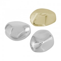 Acrylic Bead UV Plated Irregular 29.3x36mm/23.6mm Ø3.5mm